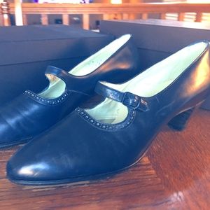 Vintage Bon Marche / Navy Blue Mary Janes